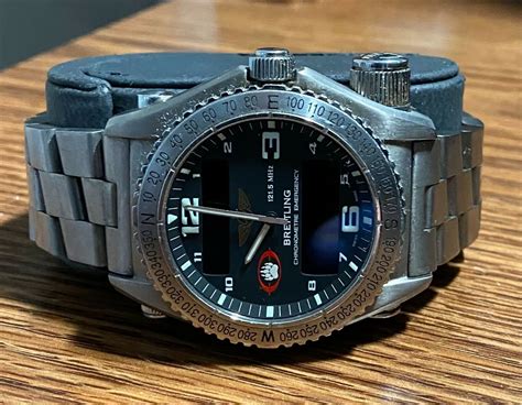 how does breitling emergency watch work|blackwater breitling watch for sale.